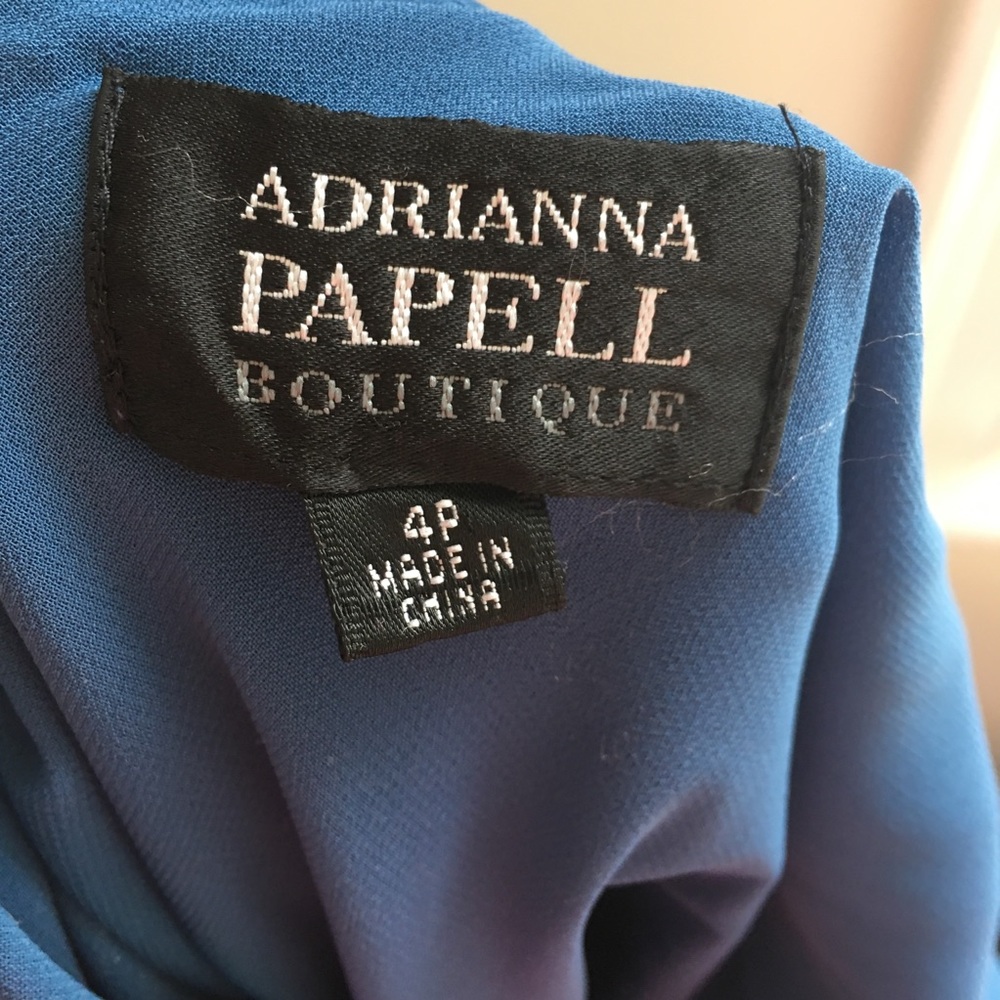 Adrianna Papell Blue Formal Dress - Picture 7 of 8